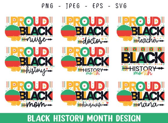Black History Month Sayings SVG Design