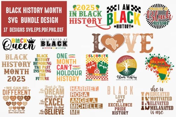 Black History Month SVG PNG BUNDLE