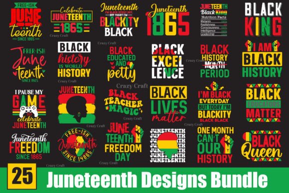Juneteenth SVG PNG Bundle Review