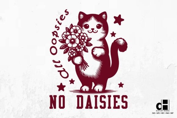 Retro Sarcastic Animal Cat SVG PNG